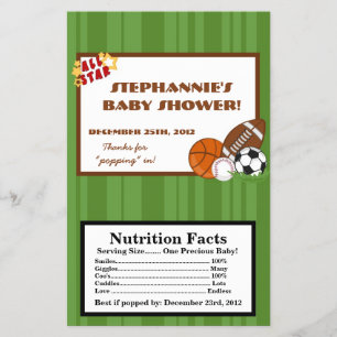 Microwave Popcorn Wrapper All-Star Green