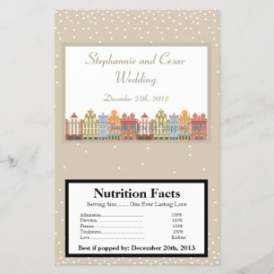 Microwave Popcorn Wrapper Old Town Christmas