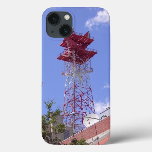 Microwave Relay Radio Telecom Tower iPhone 7 Case (Back)