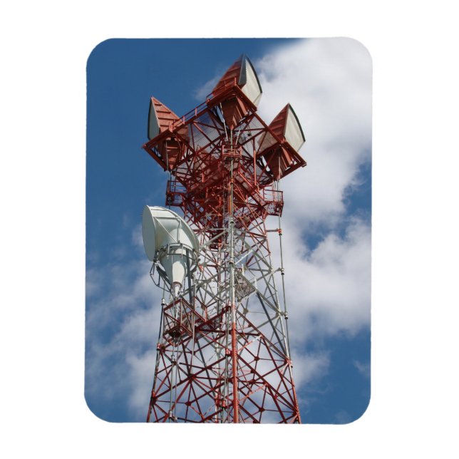 Microwave Telecommunications Tower Magnet (Vertical)
