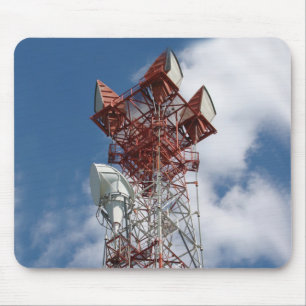 Microwave Telecommunications Tower Mouse Mat