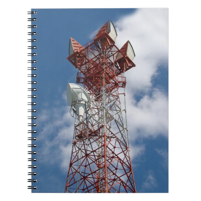 Microwave Telecommunications Tower Notebook (Front)