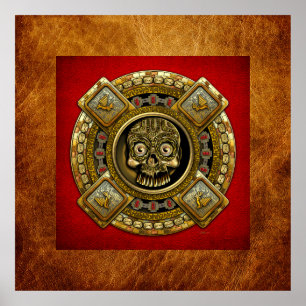 Mictlantecuhtli – Aztec God of Death Poster