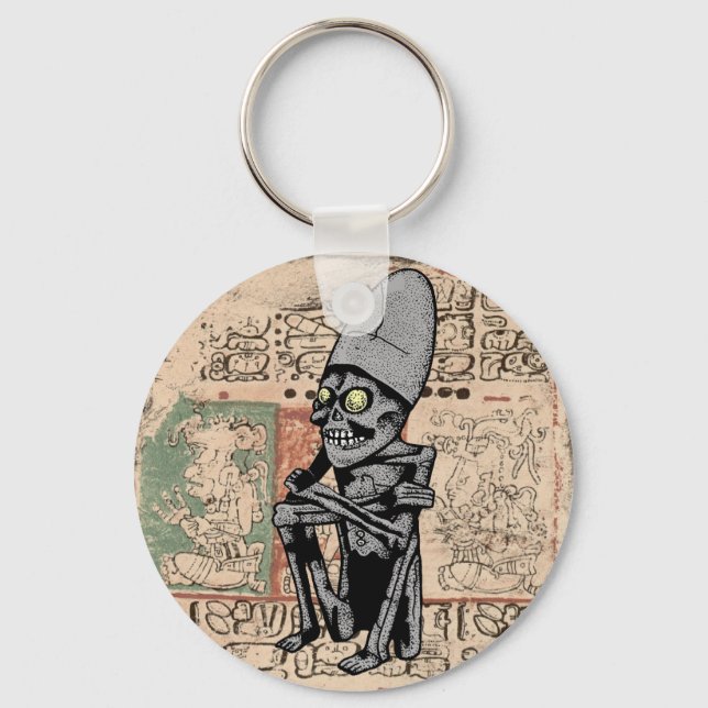 Mictlantecuhtli Keychain (Front)
