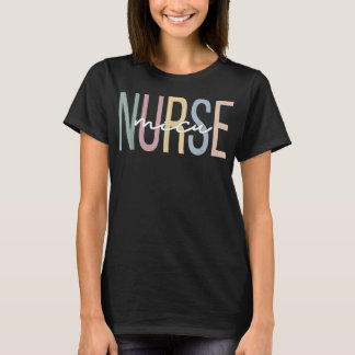 MICU Nurse Boho Medical Intensive Care Unit  T-Shirt