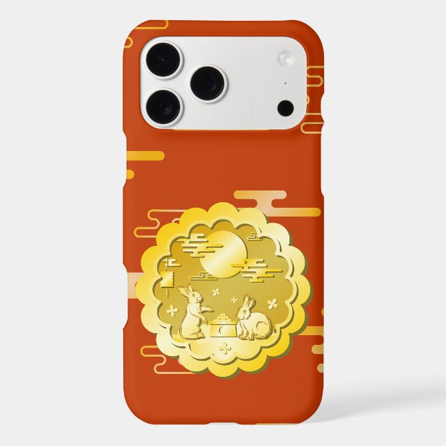 Mid Autumn Festival Gold Mooncake Moon Rabbit (Back)