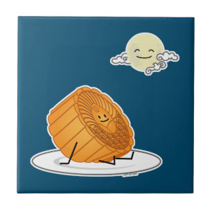 Mid Autumn Festival Moon cake lunar mooncakes pas Tile