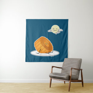 Mid Autumn Festival Moon cake lunar mooncakes past Tapestry