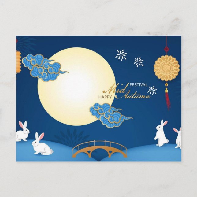 Mid-Autumn Festival Postcard (Front)