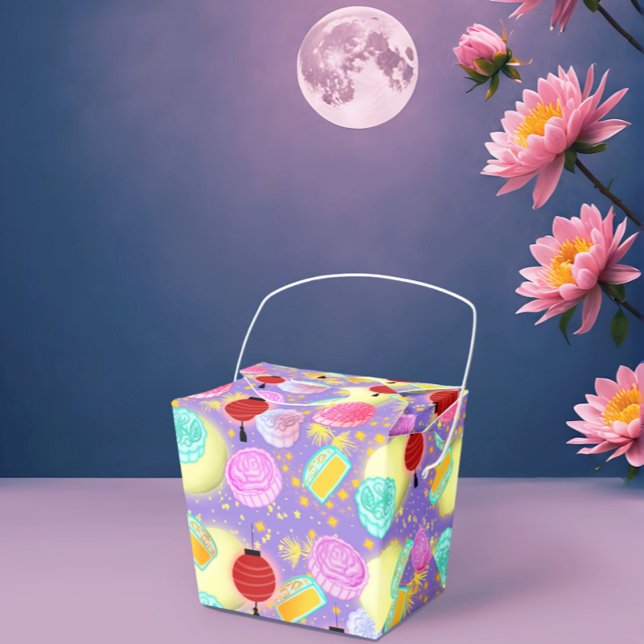 Mid Autumn Moon Festival mooncakes and lanterns  Favour Box (Creator Uploaded)