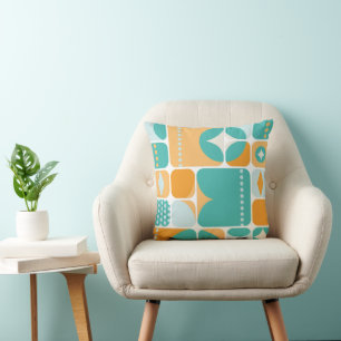 Mid Century Abstract Cushion