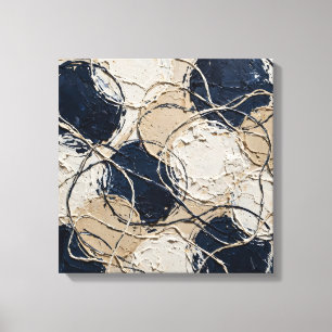 Mid-Century Arch Abstract Painting - Canvas Print