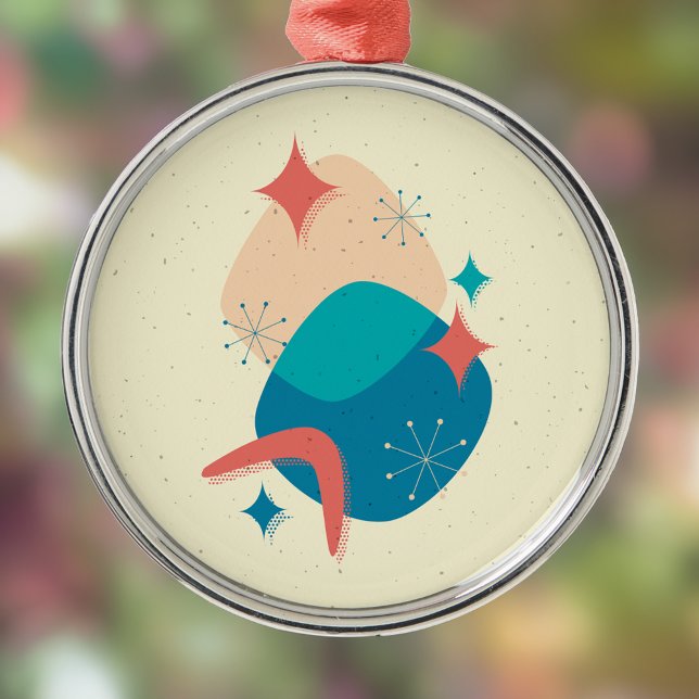 Mid-Century Atomic Age Abstract 17 Metal Tree Decoration (Creator Uploaded)