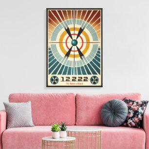 Mid Century Atomic Age Art Its Been A Blast Canvas Print