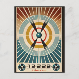 Mid Century Atomic Age Art Its Been A Blast Postcard