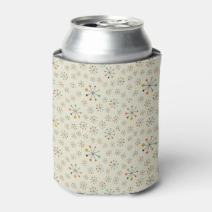 Mid-Century Atomic Inspired Pattern Can Cooler
