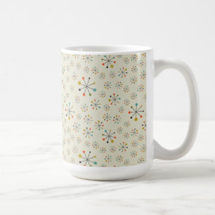 Mid-Century Atomic Inspired Pattern Coffee Mug