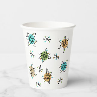 Mid-Century Atomic Paper Cups