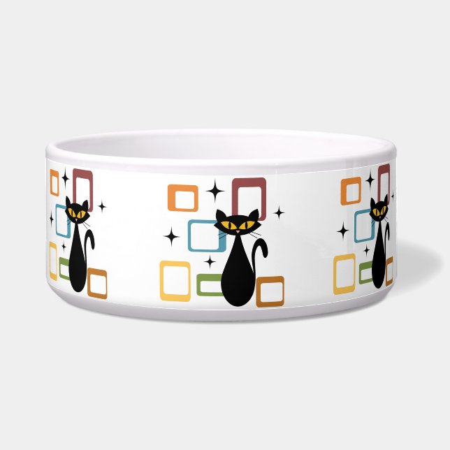 Mid Century black cat (Front)