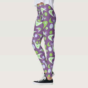 Mid-Century Boomerangs Leggings