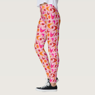 Mid-Century Boomerangs Leggings