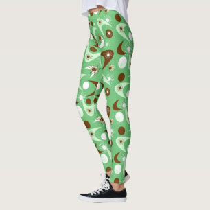 Mid-Century Boomerangs Leggings