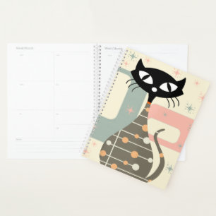 Mid Century Cat Mid-Century Modern Planner