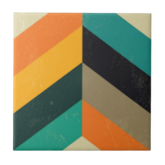 Mid Century Chevron Tile
