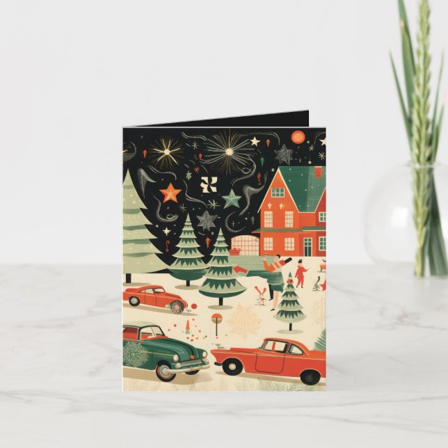 Mid Century Christmas Card (Front)