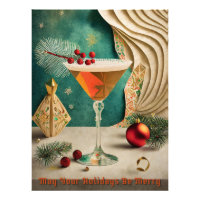 Mid Century Christmas Cocktail Party Happy Hour