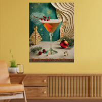 Mid Century Christmas Cocktail Party Happy Hour