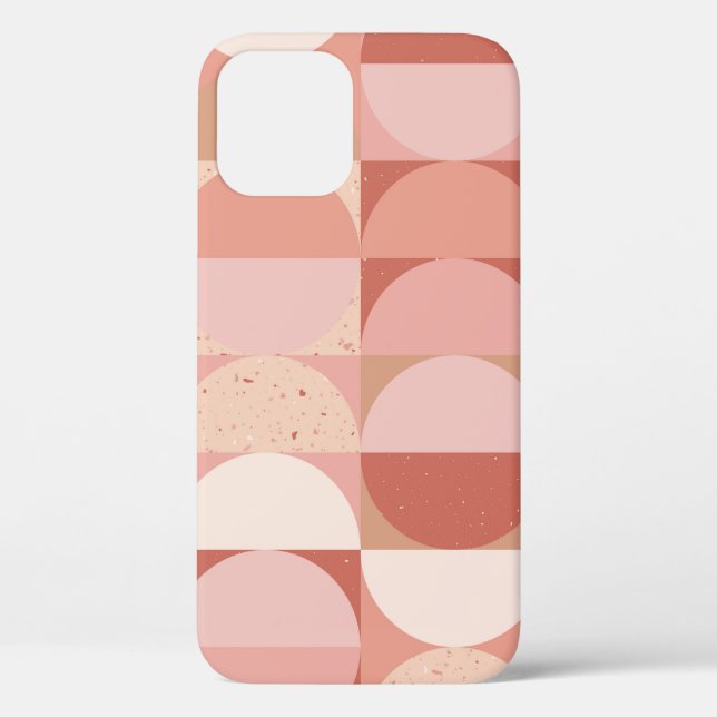 Mid-Century Circles: Modern Geometric Pattern. Case-Mate iPhone Case (Back)