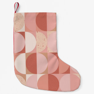 Mid-Century Circles: Modern Geometric Pattern. Small Christmas Stocking