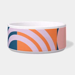 Mid-Century Circles Stripes: Geometric Pattern