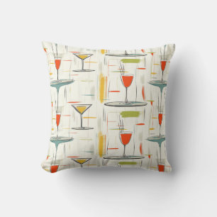 Mid-Century Cocktail Hour Cushion