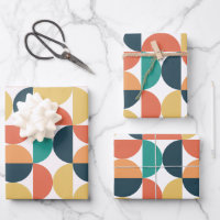 Mid Century Colourful Modern Abstract Pattern