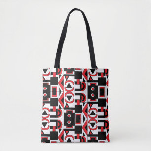 Mid Century Contemporary Abstract Geometric Tote Bag