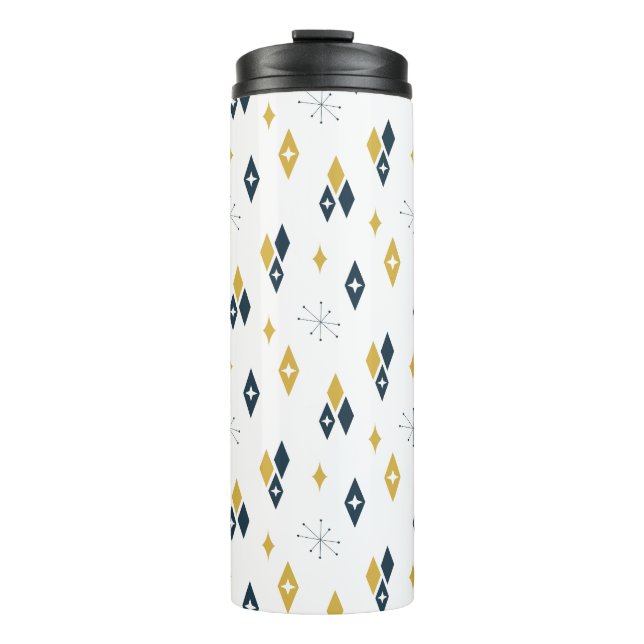 Mid Century Diamonds Thermal Tumbler (Front)