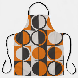 Mid-century geometric abstract pattern with simple apron