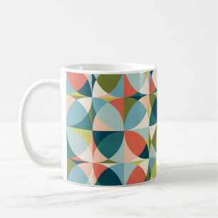 Mid-Century Geometric, Abstract Seamless Design. Coffee Mug