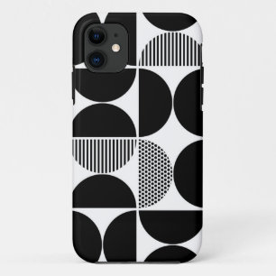 Mid Century Geometric Pattern iPhone 11 Case