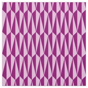 Mid-Century geometric, plum and orchid Fabric