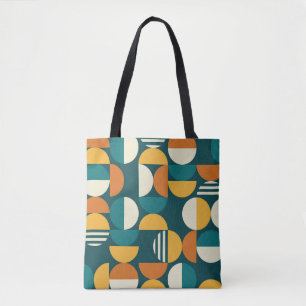Mid-Century Geometric: Retro Minimalist Design. Tote Bag