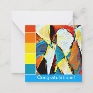 Mid Century Graffiti Card