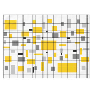 Mid Century Grid Tablecloth