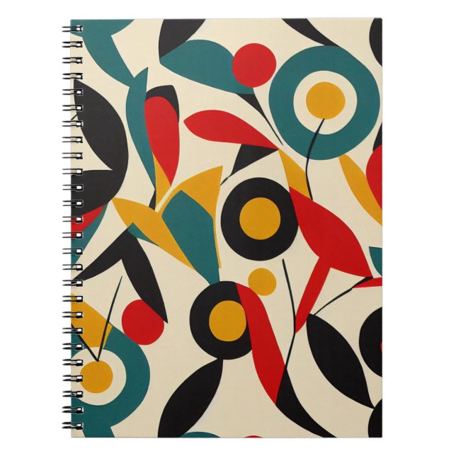 Mid century inspired notebook (Front)