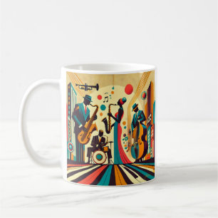 Mid Century Jazz Age Quartet Coffee Mug