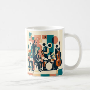 Mid Century Jazz Age Sextet Coffee Mug