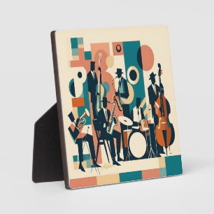Mid Century Jazz Age Sextet Plaque