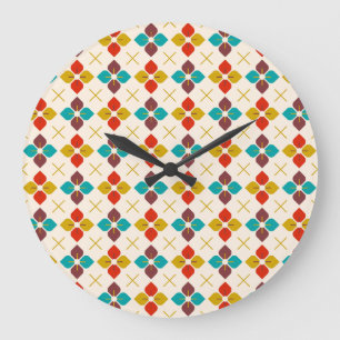 Mid Century Large Clock